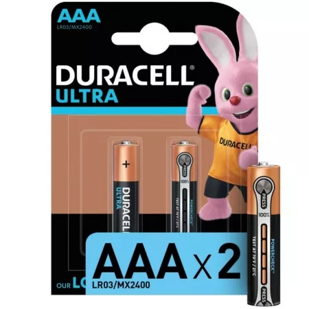 Батарейка DURACELL ULTRA POWER AAA 2шт