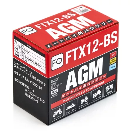 Фото аккумулятор fq ftx12 agm  емк.10.0а/ч; п.т.180а Аккумулятор FQ FTX12 AGM  емк.10.0А/ч; п.т.180А