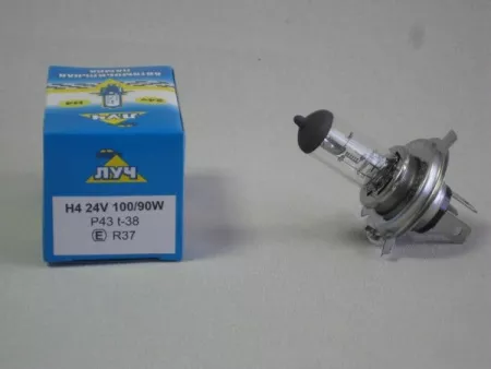 Лампа Луч 12V H4 100/90W (P43t)