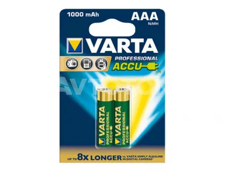 Аккумуляторы Varta AAA 1000mAh 2 штуки