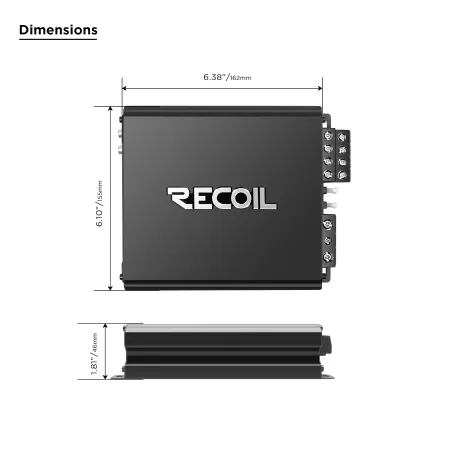 Recoil DI 550.4 усилитель