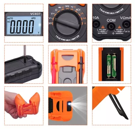Мультиметр цифровой VC835 (автоматический)