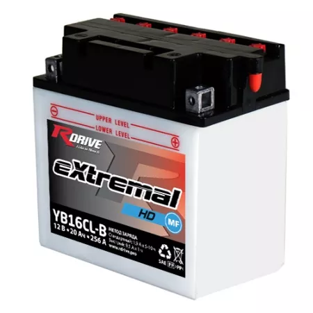 Аккумулятор Rdrive eXtremal (HD) Heavy Duty YB16CL-B 20 а/ч п.т.240а