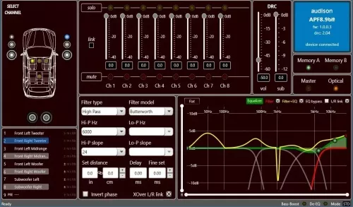 Фото audison ap f8.9 bit усилитель с dsp Audison AP F8.9 Bit усилитель с DSP