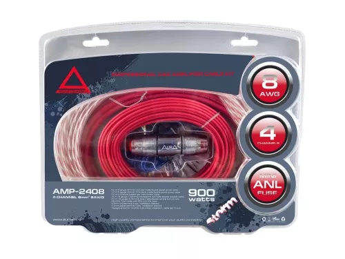 Фото aura amp-2408 комплект кабелей для усилителя Aura AMP-2408 комплект кабелей для усилителя