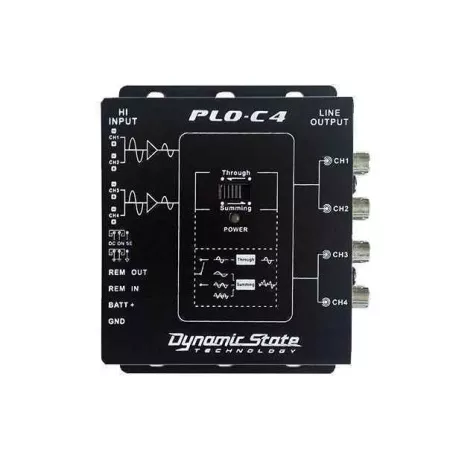 Dynamic State PLO-C4 PRO Series 4-канальный преобразователь высокоуровневого сигнала в линейный