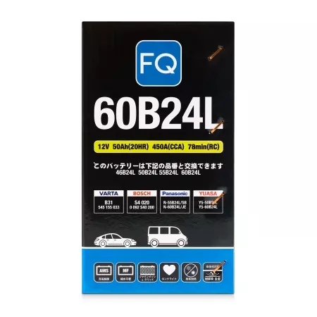 Аккумулятор FQ 60B24L ёмк.50 Ач. п.т. 450 а