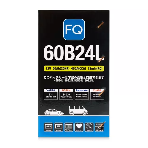 Фото аккумулятор fq 60b24l ёмк.50 ач. п.т. 450 а Аккумулятор FQ 60B24L ёмк.50 Ач. п.т. 450 а