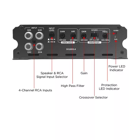 Recoil DI 1200.4 усилитель