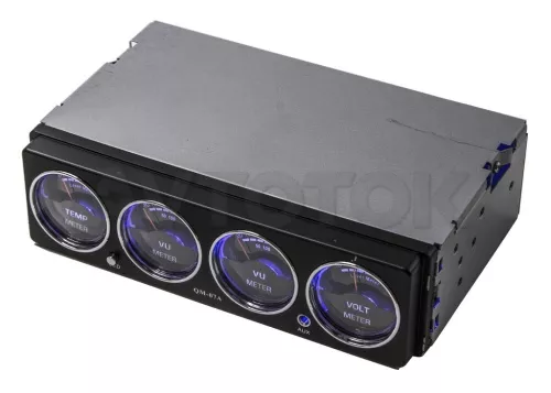 Индикатор LM-3011 черный c красной/голубой подсветкой