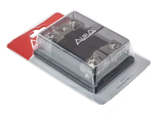 Фото aura fhl-202n держатель на 2 предохранителя anl Aura FHL-202N держатель на 2 предохранителя ANL