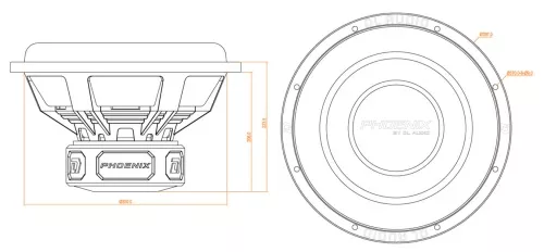Фото dl audio phoenix 15 сабвуфер DL Audio Phoenix 15 сабвуфер