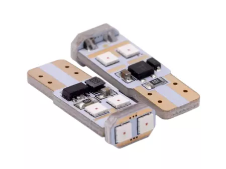 Фото лампа светодиодная blick t10(w5w)-3030-6w красный 12/24v 2шт Лампа светодиодная Blick T10(W5W)-3030-6w Красный 12/24V 2шт