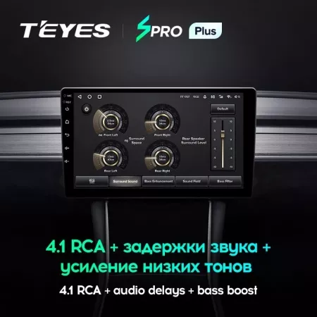 Магнитола TEYES SPRO PLUS 10 дюйма 4/64g (+провода)