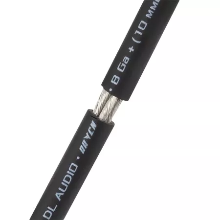 DL Audio Raven Power Cable кабель силовой 8 GA Black (100m)