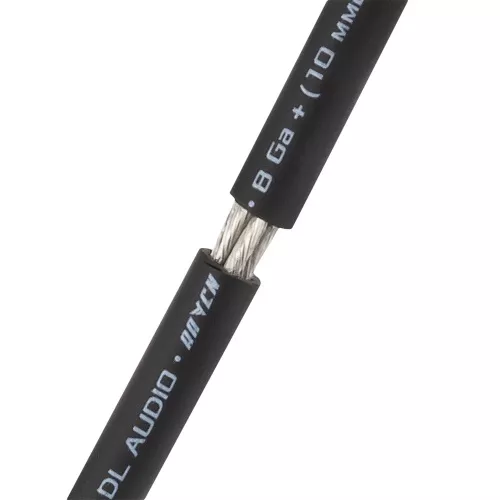 DL Audio Raven Power Cable кабель силовой 8 GA Black (100m)