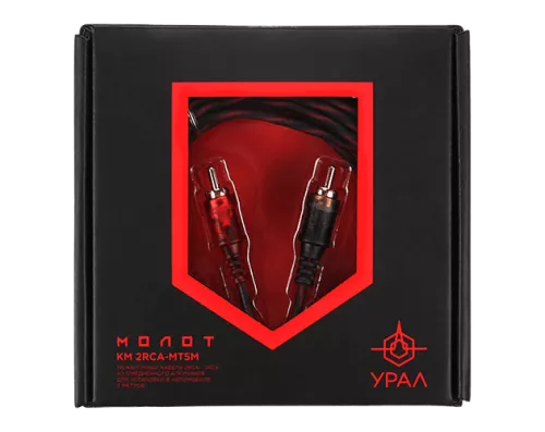 URAL MOLOT KM 2RCA-MT5M межблочный кабель 5м