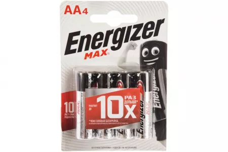 Элемент питания Energizer MAX LR6(AAx4) BL4