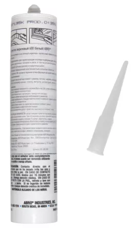 ABRO MASTERS герметик акриловый 600 (белый)