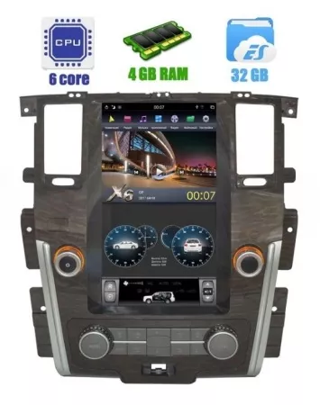 Штатная магнитола Tesla Nissan/Infiniti Patrol/Qx56/Qx80 (10-15) ZF-1222XT 12.1 4/32Gb Android