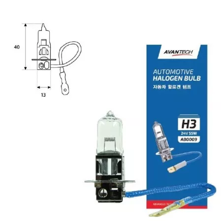 Автолампа "Avantech" 24V Н3 AB0009