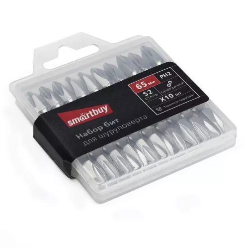Smartbuy Tools Набор бит для шуруповерта, PH2, 10 шт.