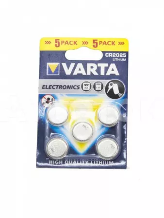 Батарейки Varta CR2025 5 шт