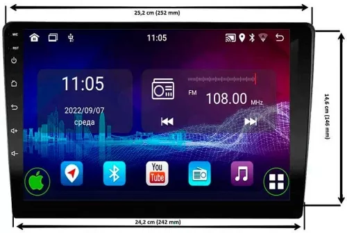 Фото nova a7 lite ips 10" 1024*600 андроид 11 память 2/32, 2 usb NOVA A7 lite iPS 10" 1024*600 Андроид 11 Память 2/32, 2 USB