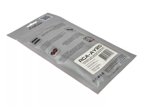 Фото aura rca-ay20mkii rca y-коннектор (2шт) Aura RCA-AY20MKII RCA Y-коннектор (2шт)