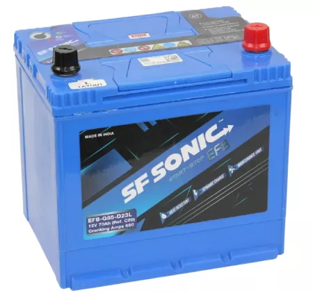 SF SONIC EFB 6СТ-70.0 (85D23L) 70Ач 650А аккумулятор автомобильный