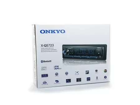 Onkyo X-QS723 LossLess USB BT DSP автомобильная процессорная магнитола