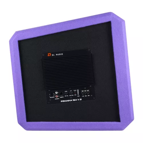 Фото dl audio piranha 15a v.2 purple сабвуфер активный DL Audio Piranha 15A V.2 Purple сабвуфер активный