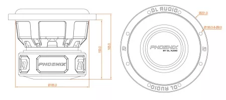 DL Audio Phoenix 8 сабвуфер