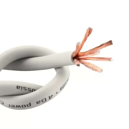 DL Audio Barracuda Power Cable кабель силовой 4 GA Gray (50m)