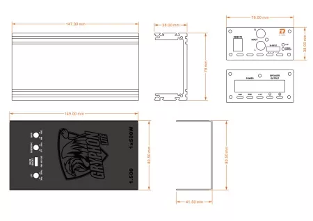 DL Audio Gryphon Lite 1.500 усилитель
