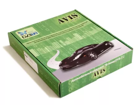 Цифровой DVB-T2 тюнер с двумя активными (усиливающими) антеннами AVS7005DVB