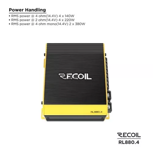 Фото recoil rl880.4 усилитель Recoil RL880.4 усилитель