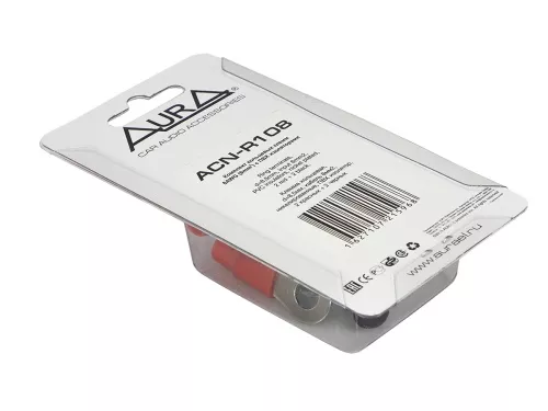 Фото aura acn-r108 клемма силовая кольцо 8 ga Aura ACN-R108 клемма силовая кольцо 8 GA