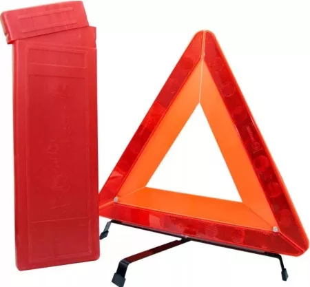 Знак аварийной остановки с аракалом большой в пенале на подставке ГОСТ 38457