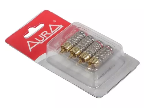 Фото aura rca-p601 rca коннектор, 6 мм вход, (4 шт) Aura RCA-P601 RCA коннектор, 6 мм вход, (4 шт)