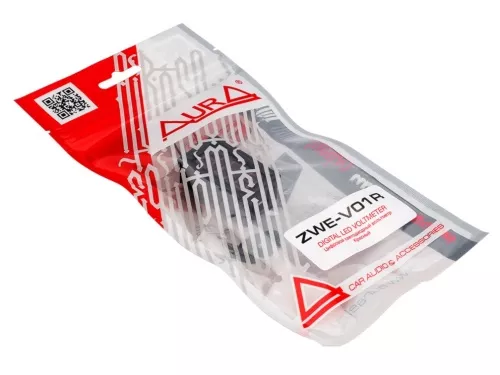 Фото aura zwe-v01r вольтметр красный Aura ZWE-V01R вольтметр красный