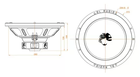 DL Audio Piranha 12 сабвуфер