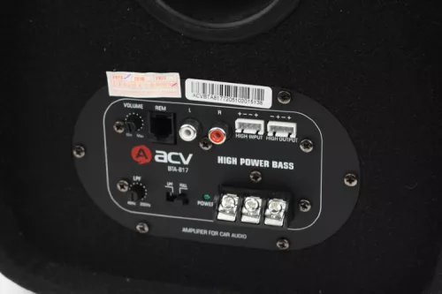 Фото acv bta-817 активный корпусной сабвуфер ACV BTA-817 активный корпусной сабвуфер