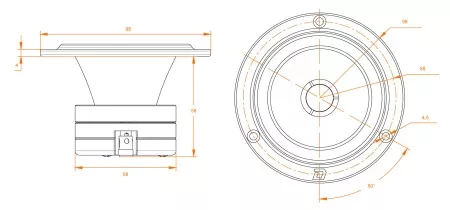 Фото dl audio phoenix hybrid neo tweeter v.2 DL Audio Phoenix Hybrid Neo Tweeter v.2