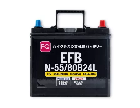 Аккумулятор FQ EFB N-55 80B24L ёмк.50 Ач. п.т. 450 а