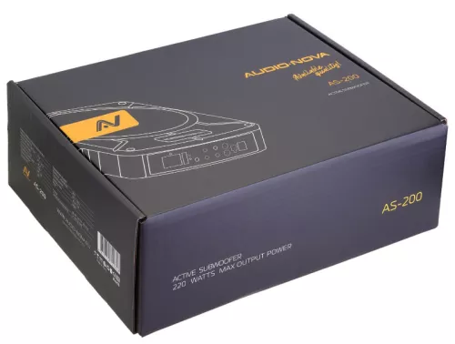 Фото audio nova as-200 активный корпусной сабвуфер AUDIO NOVA AS-200 активный корпусной сабвуфер