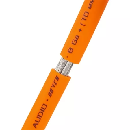DL Audio Raven Power Cable кабель силовой 8 GA Orange (100m)