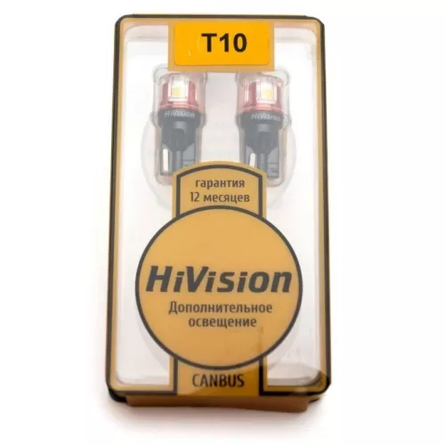 Фото лампа светодиодная "hivision" t10-canbus Лампа светодиодная "HiVision" T10-canbus