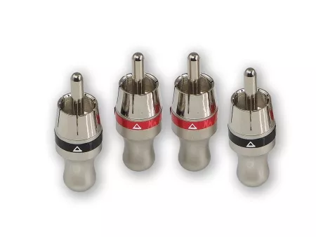 Aura RCA-P410 RCA коннектор, 4 мм вход, (4 шт)