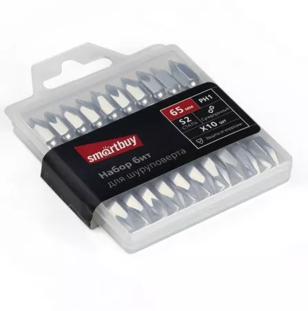 Smartbuy One Tools набор бит для шуруповёрта 10 шт. PH1 